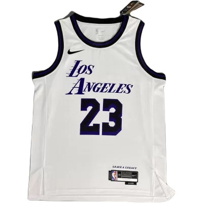 Men's Los Angeles Lakers LeBron James #23 Swingman NBA Jersey - Association Edition2022/23 - buybasketballnow.net