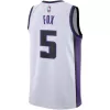 Men's Sacramento Kings De'Aaron Fox #5 Swingman NBA Jersey - Association Edition2023/24 - buybasketballnow.net