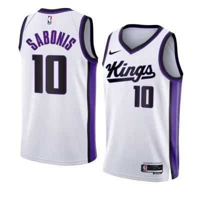 Men's Sacramento Kings Domantas Sabonis #10 Swingman NBA Jersey - Association Edition2023/24 - buybasketballnow.net