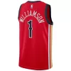 Men's New Orleans Pelicans Zion Williamson #1 Swingman NBA Jersey - Statement Edition 2023/24 - buybasketballnow.net