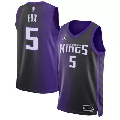 Men's Sacramento Kings De'Aaron Fox #5 Swingman NBA Jersey - Statement Edition 2023/24 - buybasketballnow.net