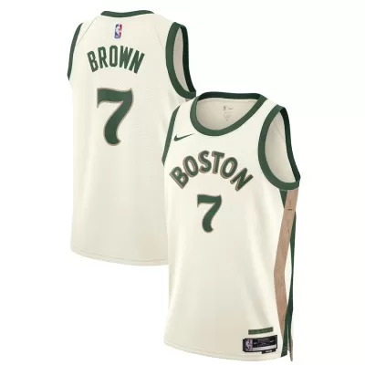 Men's Boston Celtics Jaylen Brown #7 Swingman NBA Jersey - City Edition 2023/24 - buybasketballnow.net