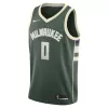 Men's Milwaukee Bucks Damian Lillard #0 Swingman NBA Jersey - Icon Edition - buybasketballnow.net