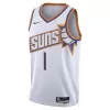 Men's Phoenix Suns Devin Booker #1 Swingman NBA Jersey - Association Edition2023/24 - buybasketballnow.net