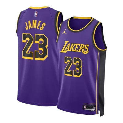 Men's Los Angeles Lakers LeBron James #23 Swingman NBA Jersey 2022/23 - buybasketballnow.net