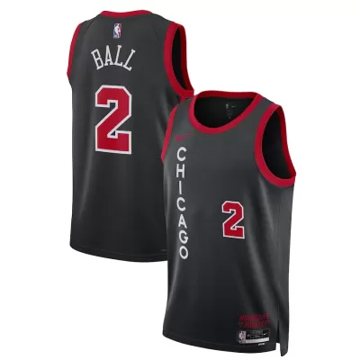 Men's Chicago Bulls Lonzo Ball #2 Swingman NBA Jersey - City Edition 2023/24 - buybasketballnow.net