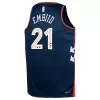 Kids's Philadelphia 76ers Joel Embiid #21 Swingman NBA Jersey - City Edition - buybasketballnow.net