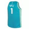 Kids's Charlotte Hornets LaMelo Ball #1 Swingman NBA Jersey - City Edition - buybasketballnow.net