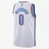 Men's Oklahoma City Thunder Russell Westbrook #0 Swingman NBA Jersey - Association Edition2022/23 - buybasketballnow.net