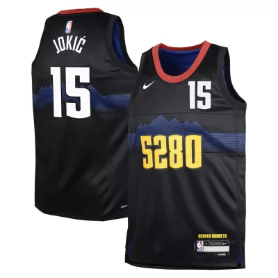 Kids's Denver Nuggets Nikola Jokić #15 Swingman NBA Jersey - City Edition 2023/24 - buybasketballnow.net