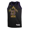 Kids's Los Angeles Lakers Lebron James #23 Swingman NBA Jersey - City Edition 2023/24 - buybasketballnow.net