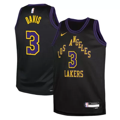 Kids's Los Angeles Lakers Anthony Davis #3 Swingman NBA Jersey - City Edition 2023/24 - buybasketballnow.net