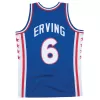 Men's Philadelphia 76ers Julius Erving #6 Swingman NBA Classic Jersey 1976/77 - buybasketballnow.net