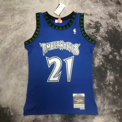 Men's Minnesota Timberwolves Timberwolves Garnett #21 NBA Classic Jersey 2003/04 - buybasketballnow.net