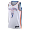 Men's Oklahoma City Thunder Chet Holmgren #7 Swingman NBA Jersey - Association Edition - buybasketballnow.net