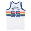 Men's Denver Nuggets Dikembe Mutombo #55 Swingman NBA Classic Jersey 1991/92 - buybasketballnow.net