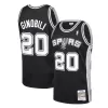 Men's San Antonio Spurs Manu Ginobili #20 Swingman NBA Classic Jersey 2002/03 - buybasketballnow.net