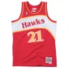 Men's Atlanta Hawks Dominique Wilkins #21 Swingman NBA Classic Jersey 1986/87 - buybasketballnow.net