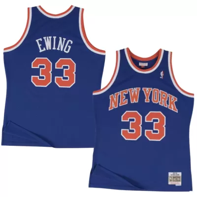 Men's New York Knicks Patrick Ewing #33 Swingman NBA Classic Jersey 1991/92 - buybasketballnow.net