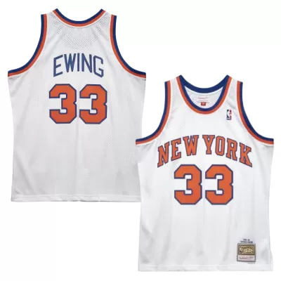 Men's New York Knicks Patrick Ewing #33 Swingman NBA Classic Jersey 1985/86 - buybasketballnow.net